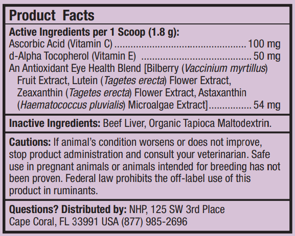 eye support for cats & dogs dr. mercola product facts