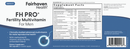 fh pro for men (fairhaven health) | fertility multivitamin label