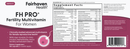 fh pro for women (fairhaven health) | fertility multivitamin label