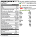 fit food lean complete dutch chocolate sugar & stevia-free (xymogen) supplement facts