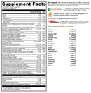 fit food lean complete french vanilla sugar & stevia-free (xymogen) supplement facts