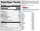 fit food lean whey vanilla delight no added sugar no stevia (xymogen) nutrition facts