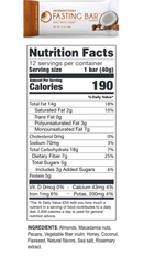 Fast Bar - Coconut Macadamia (ProLon) nutrition facts