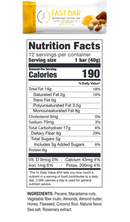 Fast Bar - Nuts and Honey (ProLon) nutrition facts