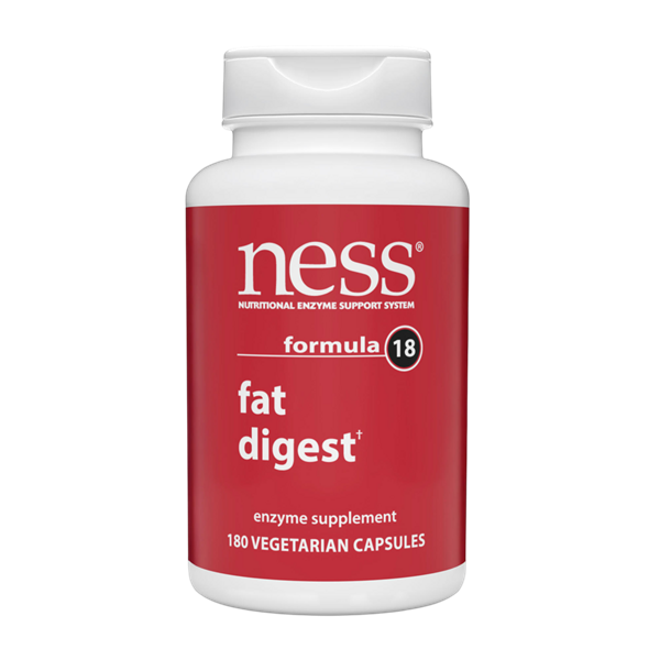 fat digest formula 18 ness enzymes