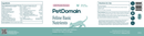 Feline Basic Nutrients Powder Label