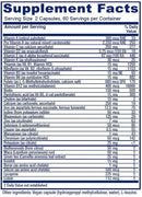 femteen symmetry vitanica supplement facts