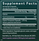 fenugreek seed gaia herbs supplement facts