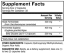 fermented beta glucans dr. mercola supplement facts