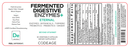 fermented digestive enzymes codeage label