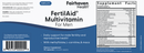 fertilaid multivitamin for men (fairhaven health) label