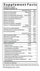 fertilaid multivitamin for women (fairhaven health) supplement facts