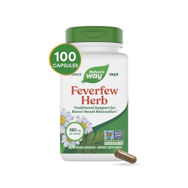 feverfew capsules nature's way
