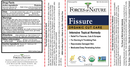 fissure organic cut care (forces of nature) label