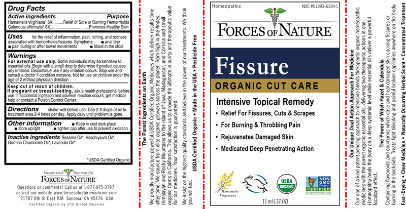 Fissure Organic (Forces of Nature) label