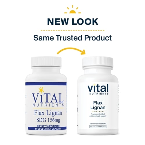Flax Lignan Vital Nutrients new look