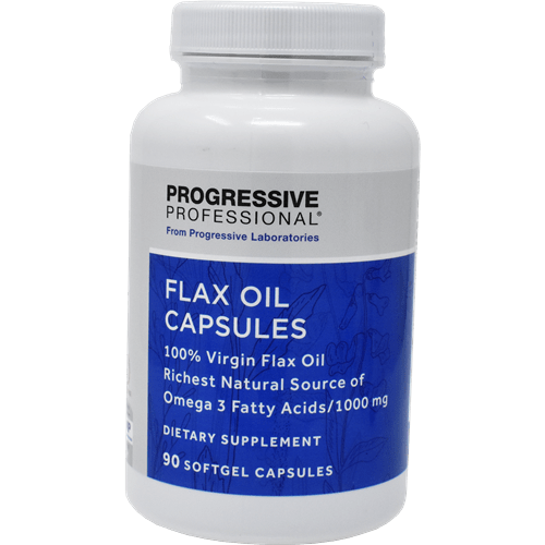 Flax Oil Capsules 1000 mg (Progressive Labs)