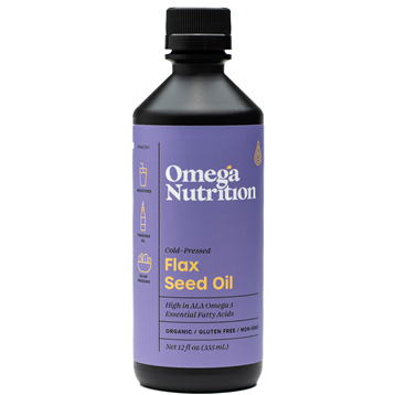 Flax Seed Oil 12oz (Omega Nutrition)