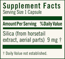 FloraSil (Flora) Supplement Facts