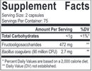 flora synergy (energetix) supplement facts