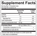 flora bites ortho molecular supplement facts