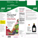 floradix floravital iron + herbs salus label