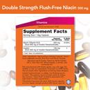 flush-free niacin 250 mg (now foods) supplement facts