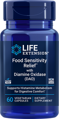 food sensitivity relief with diamine oxidase (dao) (life extension)