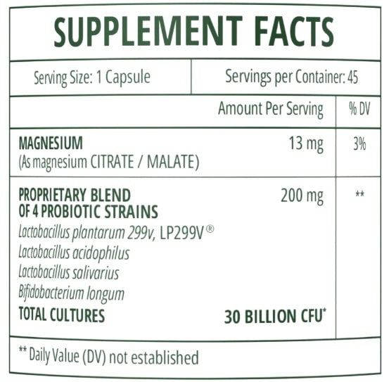 fortefy (interplexus) supplement facts