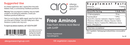free aminos allergy research group label
