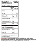 fresh catch fish oil barlean's supplement facts
