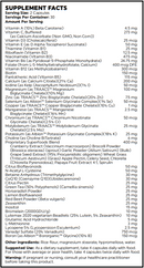 frontier multivitamin (nutritional frontiers) supplement facts