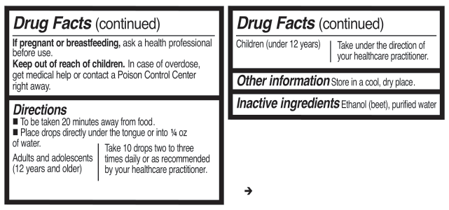 Fucus Complex drug facts Genestra