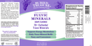 fulvic minerals grape buried treasure label