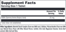 gaba 25 mg cherry KAL supplement facts
