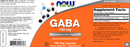 buy gaba 750 mg (now foods)
