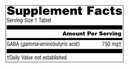gaba tablets source naturals supplement facts