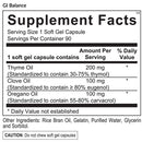 gi balance (equilife) supplement facts