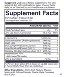 GI complete powder lemon lime nutritional frontiers supplement facts