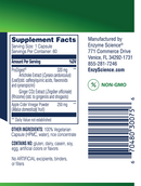 gi motility complex enzyme science supplement facts