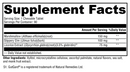 GI soothe chocolate (xymogen) supplement facts
