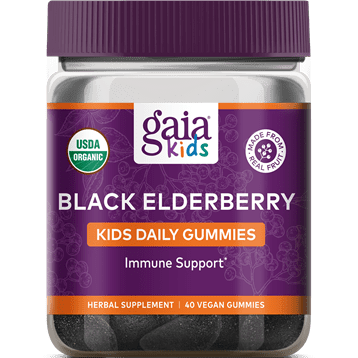 GaiaKids Daily Black Elderberry Gummies Gaia Herbs