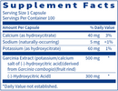 garcinia cambogia sfi health supplement facts