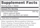 garlic 5000 protocol for life balance supplement facts