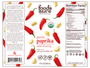 garlic paprika (foods alive) label