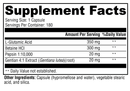 gastracid (xymogen) supplement facts
