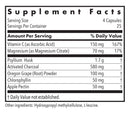 GastroCleanse Allergy Research Group supplement facts