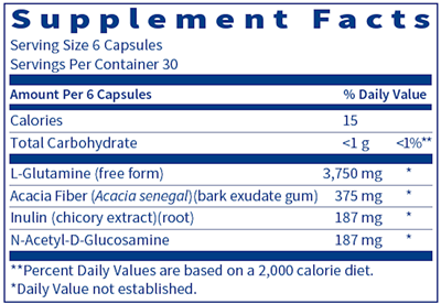 GastroThera (Klaire Labs) Supplement Facts