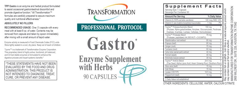 buy gastro transformation enzyme