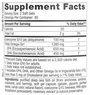 ProOmega CoQ10 nordic naturals supplement facts